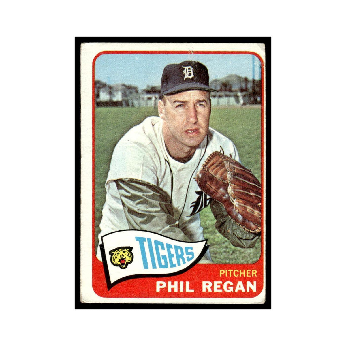 1965 Topps Baseball Card Phil Regan Tigers #191