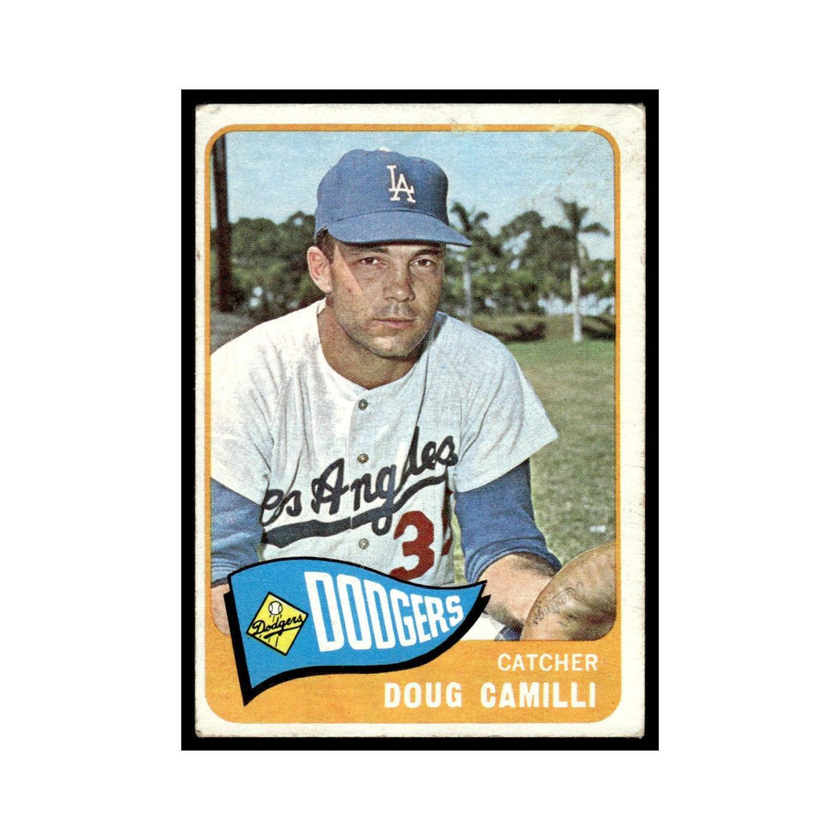 1965 Topps Baseball Card Doug Camilli Dodgers #77