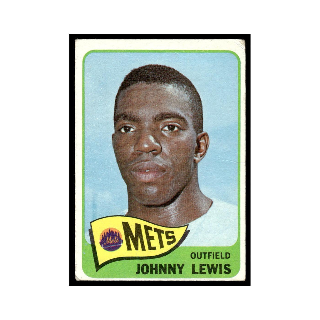 1965 Topps Baseball Card Johnny Lewis Mets #277