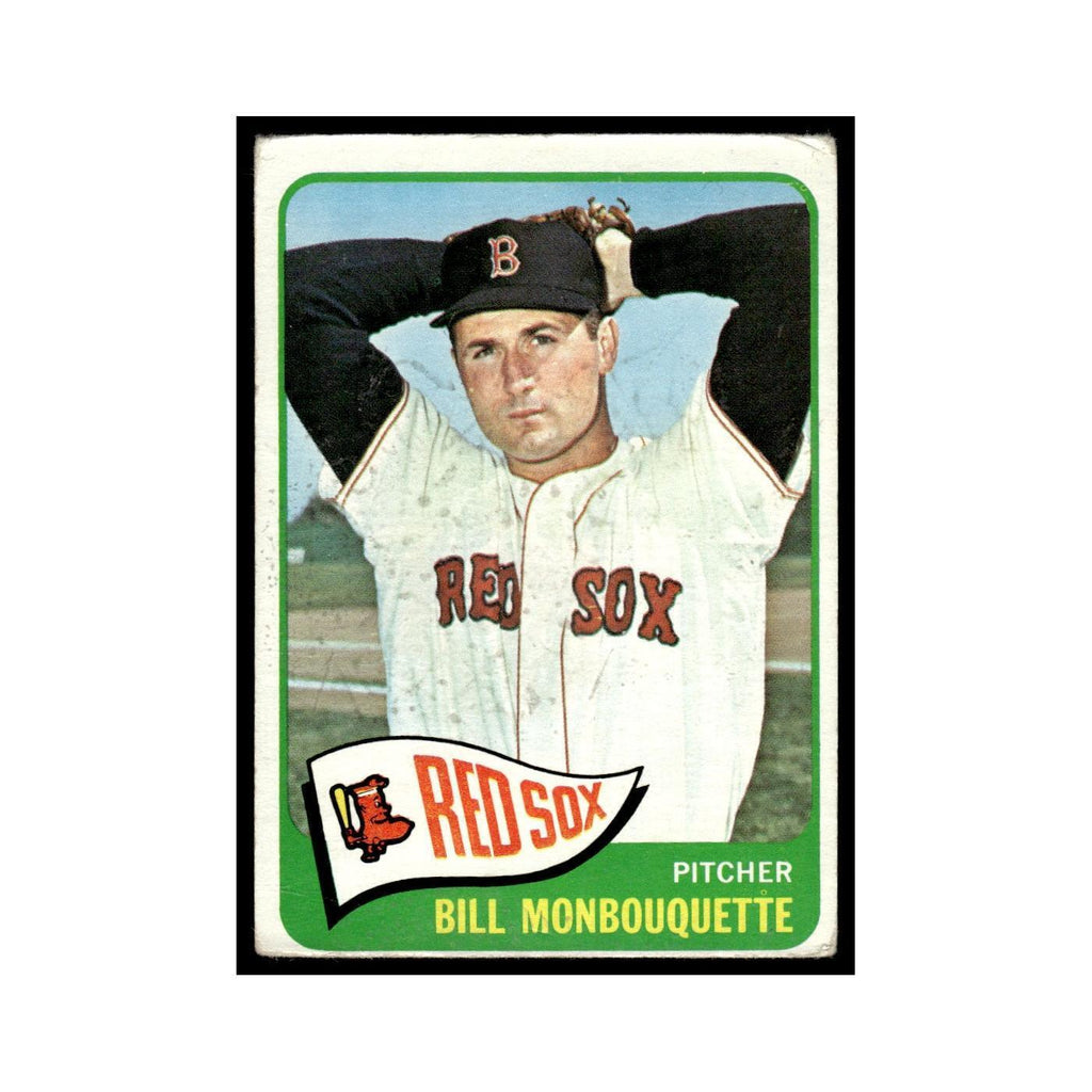 1965 Topps Baseball Card Bill Monbouquette Red Sox #142