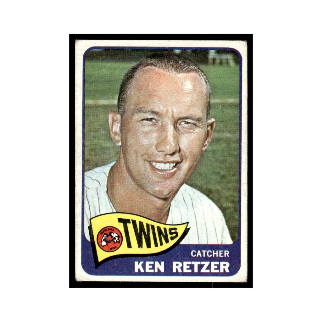 1965 Topps Baseball Card (Damaged) Ken Retzer Twins #278