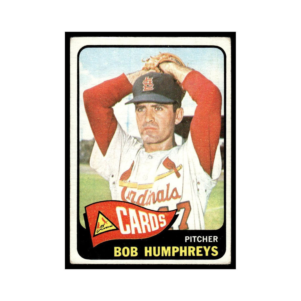 1965 Topps Baseball Card Bob Humphreys Cardinals #154