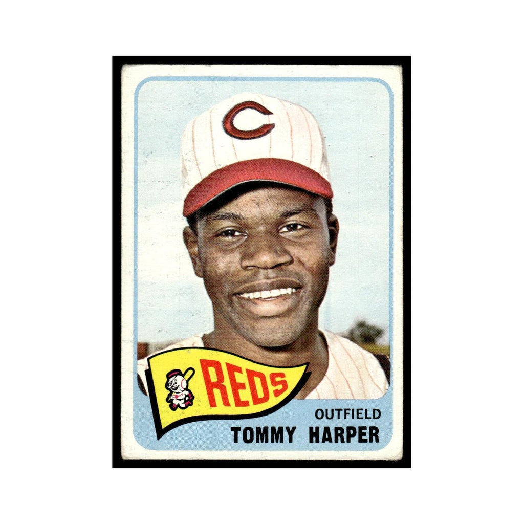 1965 Topps Baseball Card Tommy Harper Reds #47