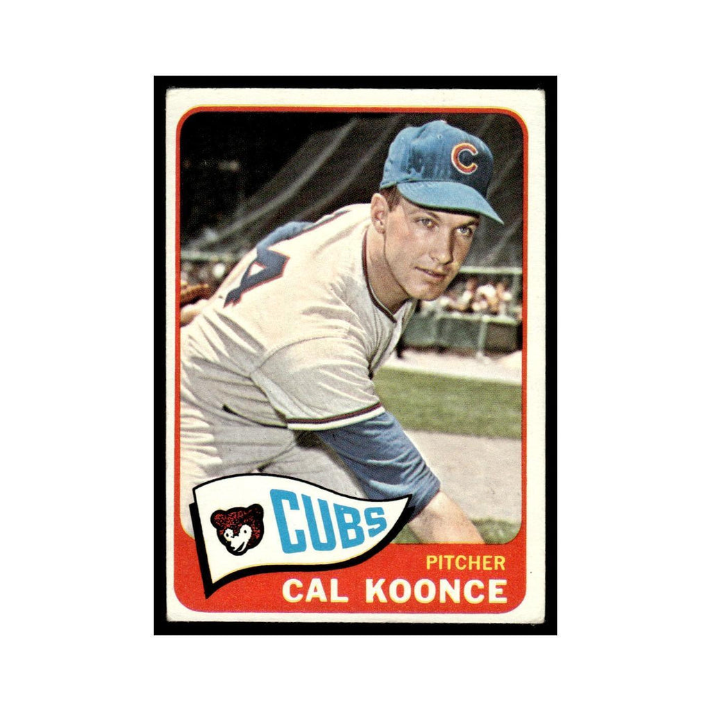 1965 Topps Baseball Card Cal Koonce Cubs #34