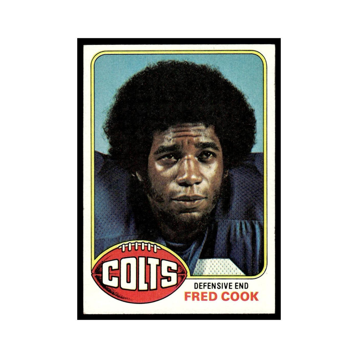 1976 Topps Fred Cook Baltimore Colts #503