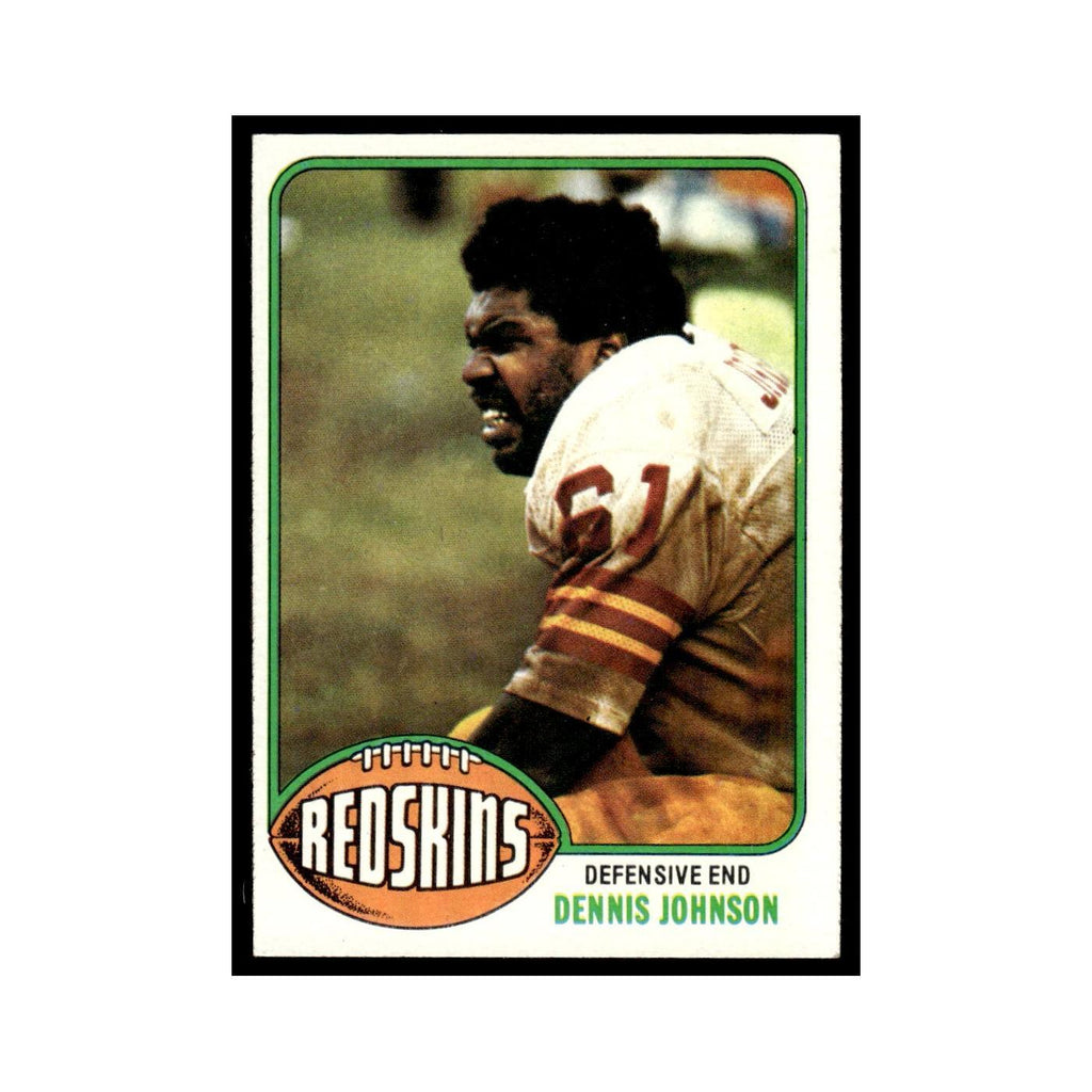 1976 Topps Dennis Johnson RC Redskins #523