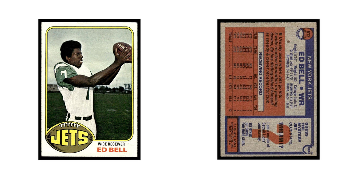 1976 Topps Ed Bell Jets #512