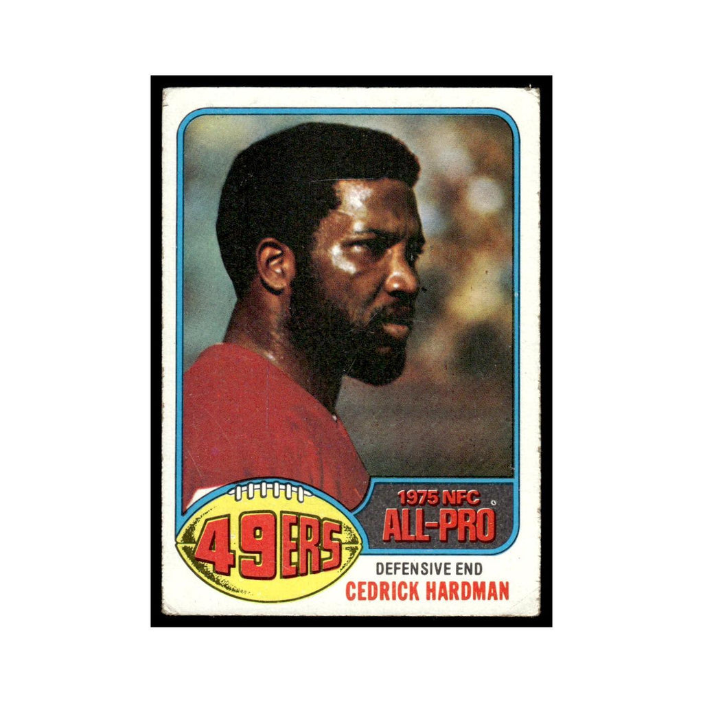 1976 Topps Cedrick Hardman 49ers #80