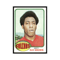 1976 Topps Ray Brown Falcons #307