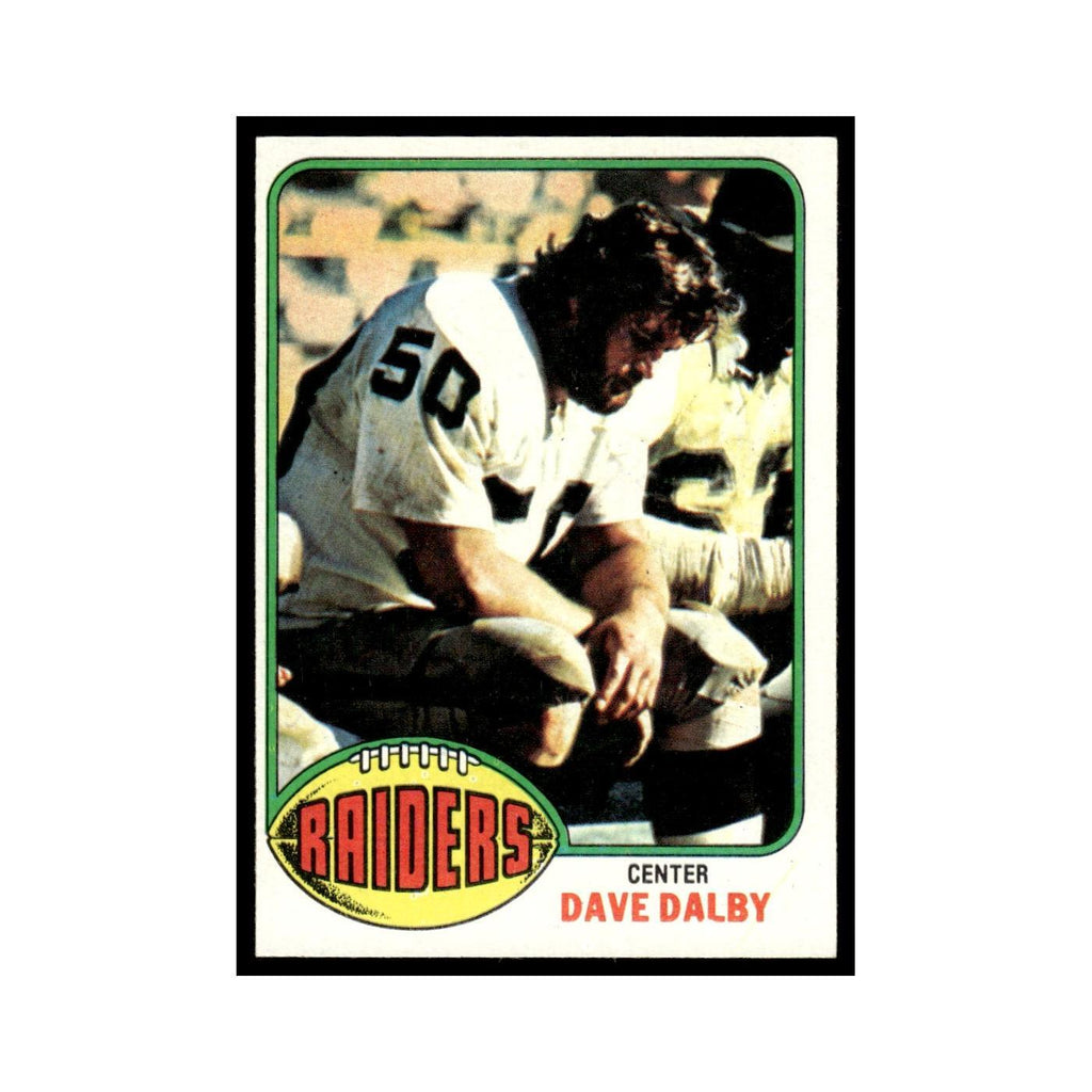 1976 Topps Dave Dalby RC Raiders #112