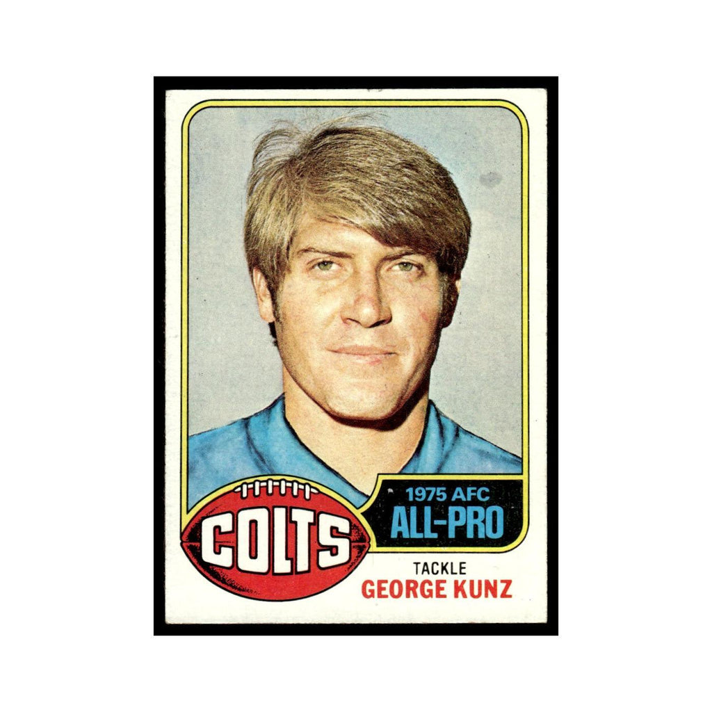 1976 Topps George Kunz Baltimore Colts #410