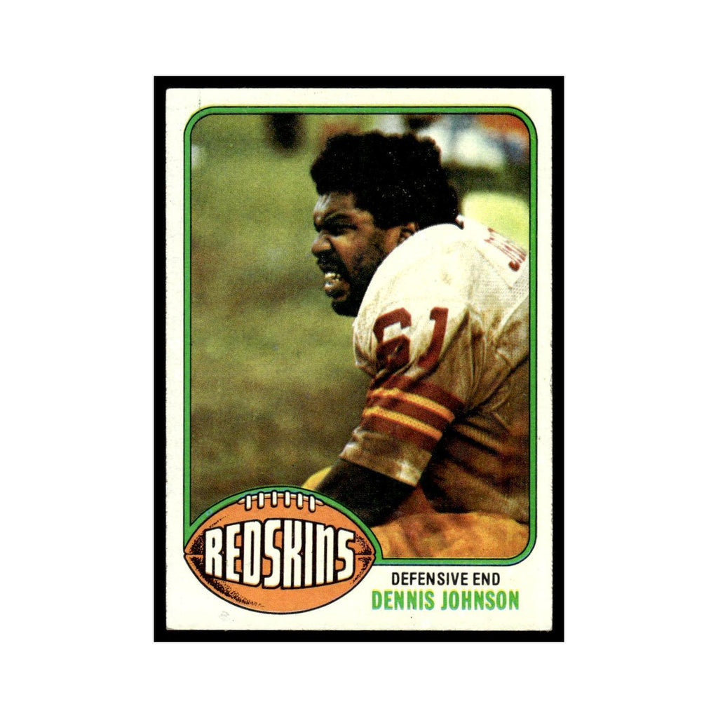 1976 Topps Dennis Johnson RC Redskins #523