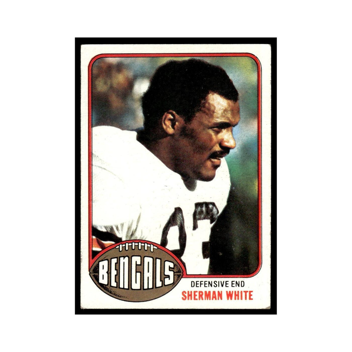 1976 Topps Sherman White Bengals #168