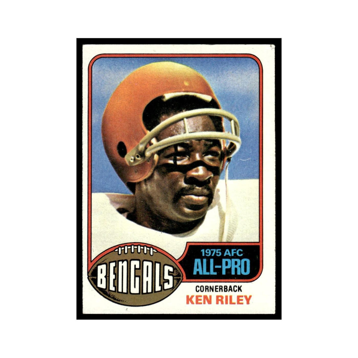 1976 Topps Ken Riley Bengals #510