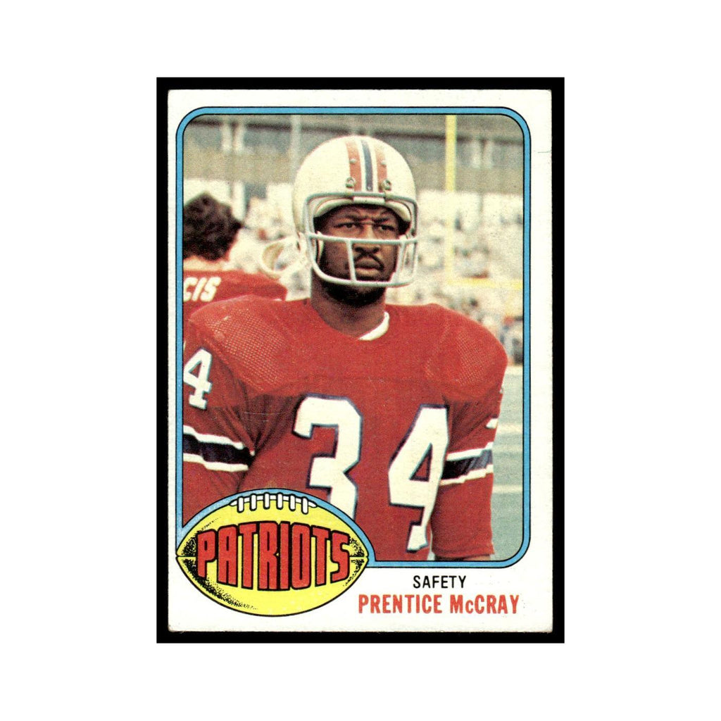 1976 Topps Prentice McCray RC Patriots #518