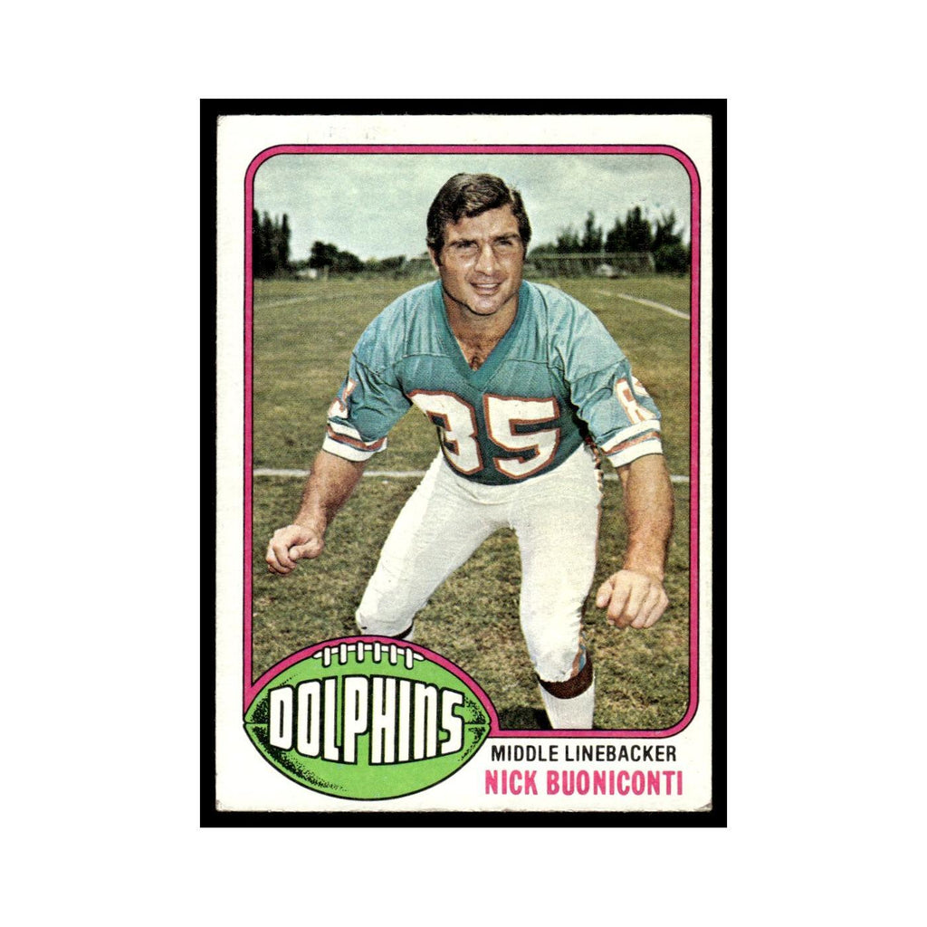 1976 Topps Nick Buoniconti Dolphins #515