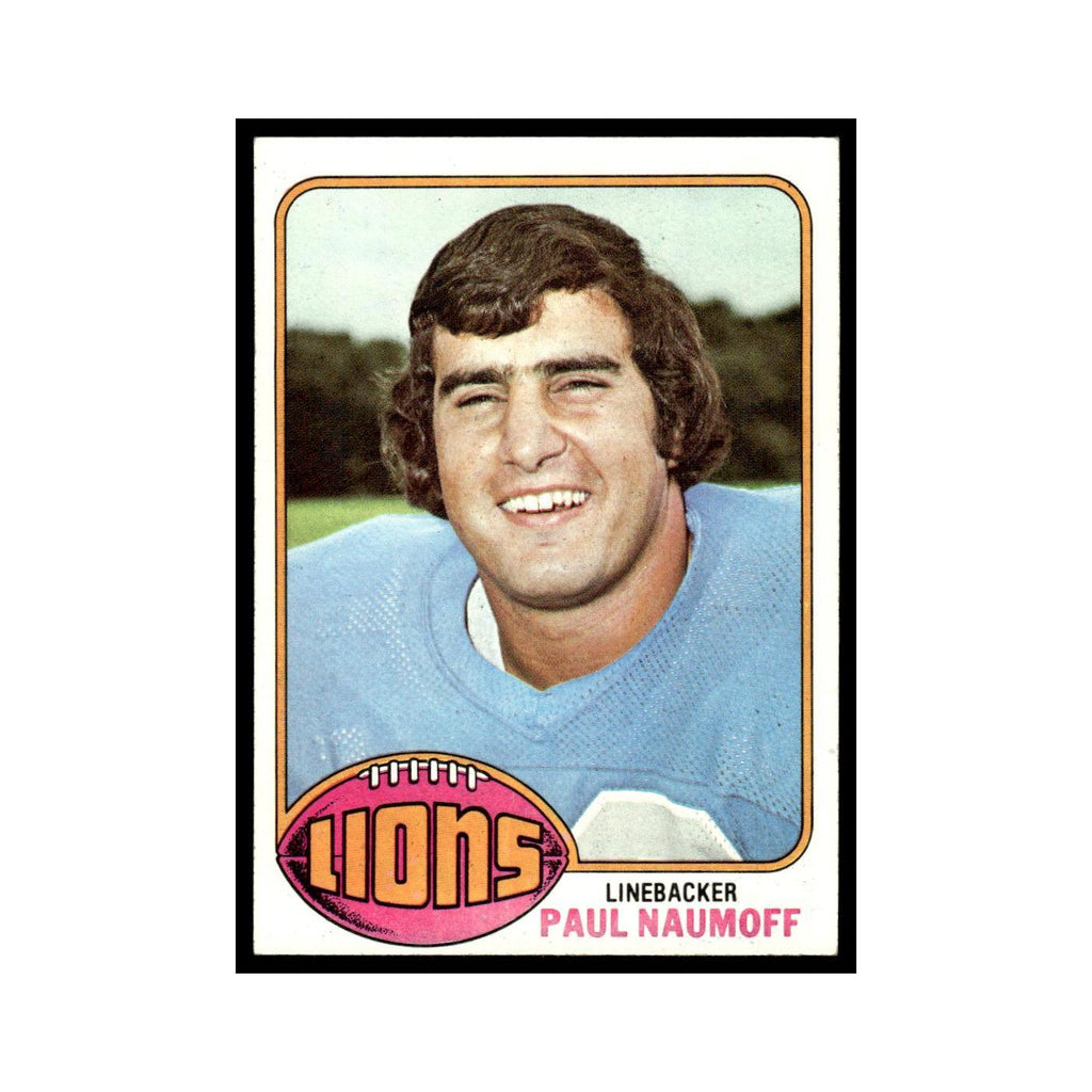 1976 Topps Paul Naumoff Lions #176