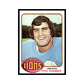 1976 Topps Paul Naumoff Lions #176