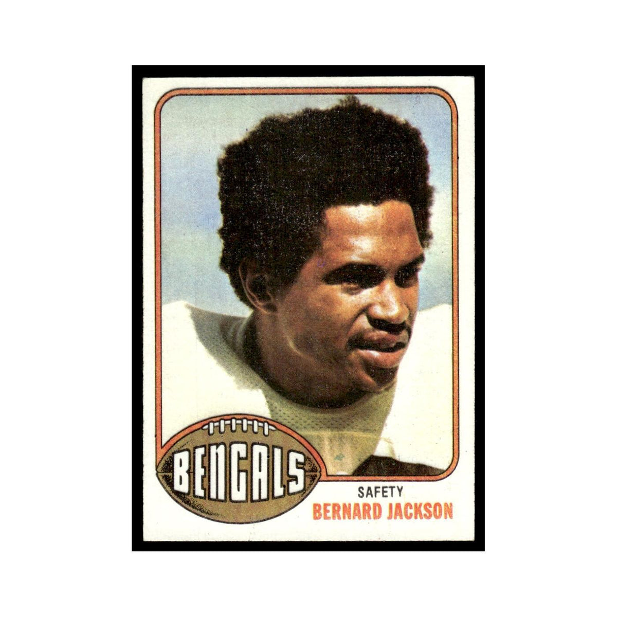 1976 Topps Bernard Jackson RC Bengals #449