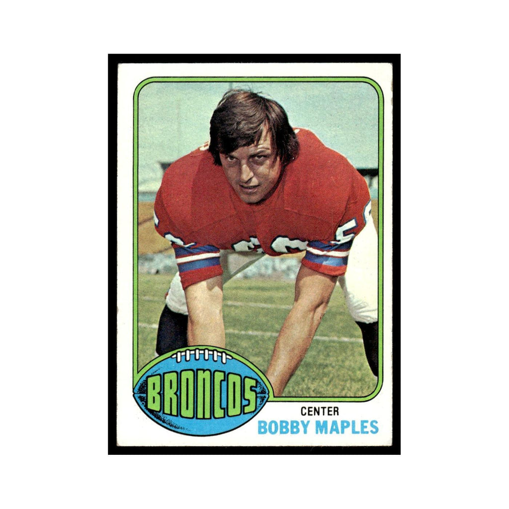1976 Topps Bobby Maples Broncos #384