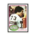 1976 Topps Norm Evans Dolphins #492