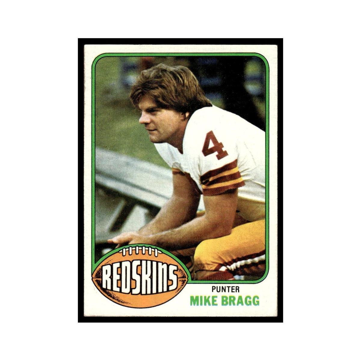 1976 Topps Mike Bragg Redskins #91