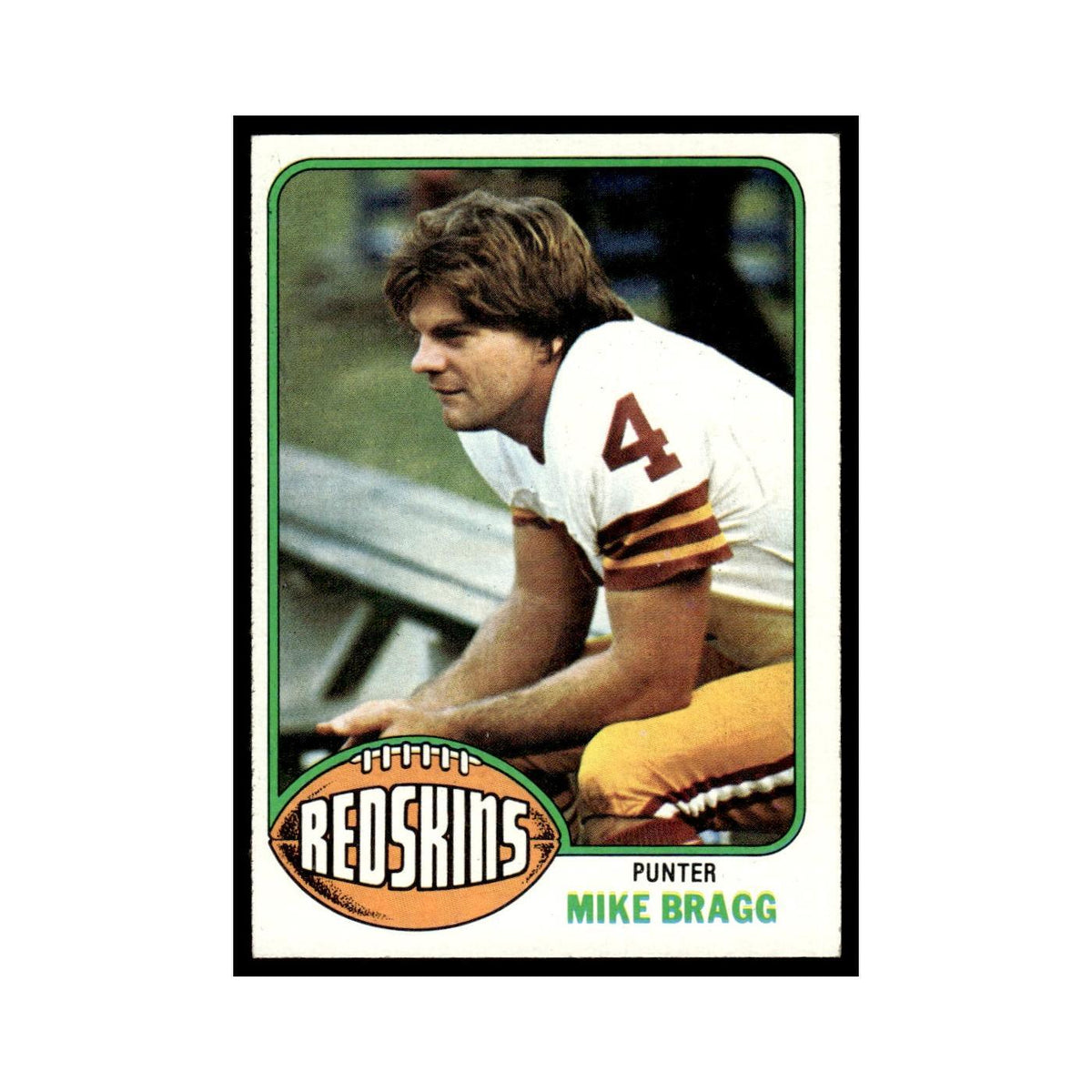 1976 Topps Mike Bragg Redskins #91