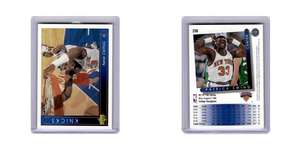 Patrick Ewing 1993 Upper Deck #256 New York Knicks Basketball Card NM
