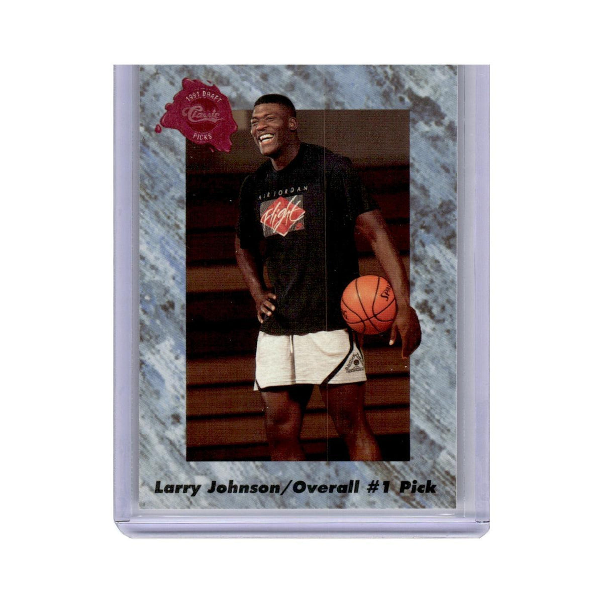 Larry Johnson 1991 Classic Draft Picks #192 Basketball Card NM