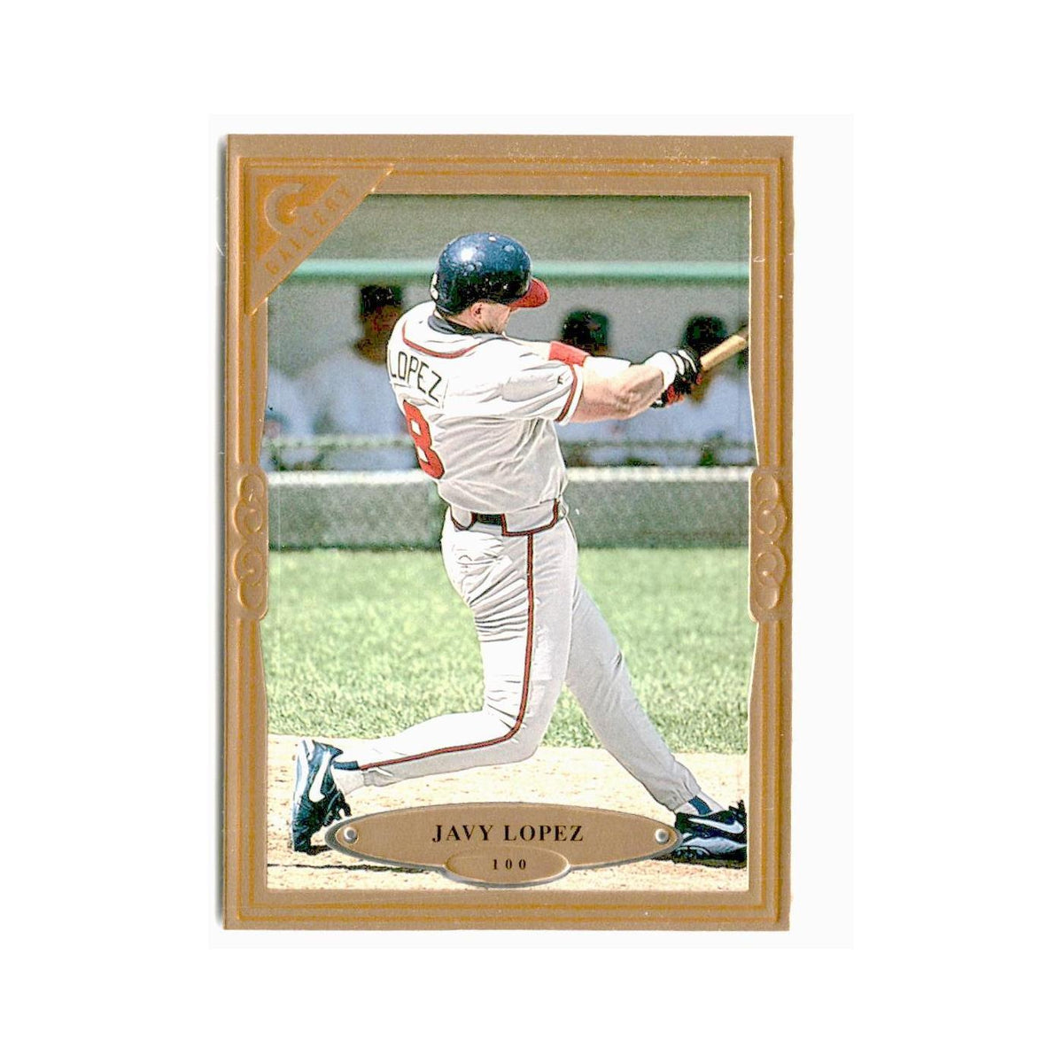 Javy Lopez 1997 Topps Gallery #100 Atlanta Braves Baseball Card NM
