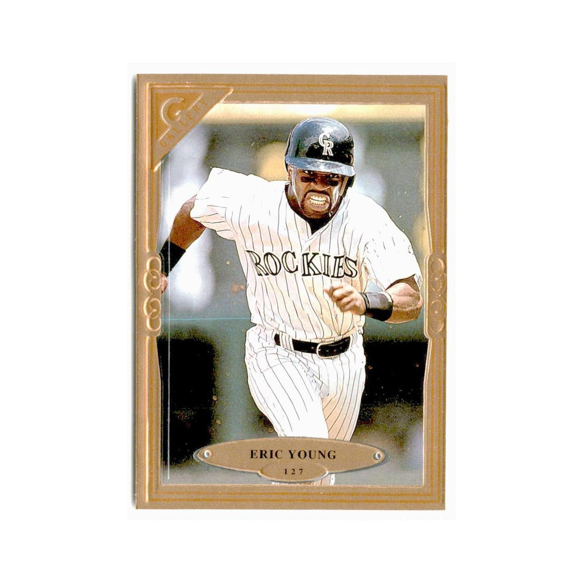 Eric Young 1997 Topps Gallery #127 Colorado Rockies Baseball Card NM