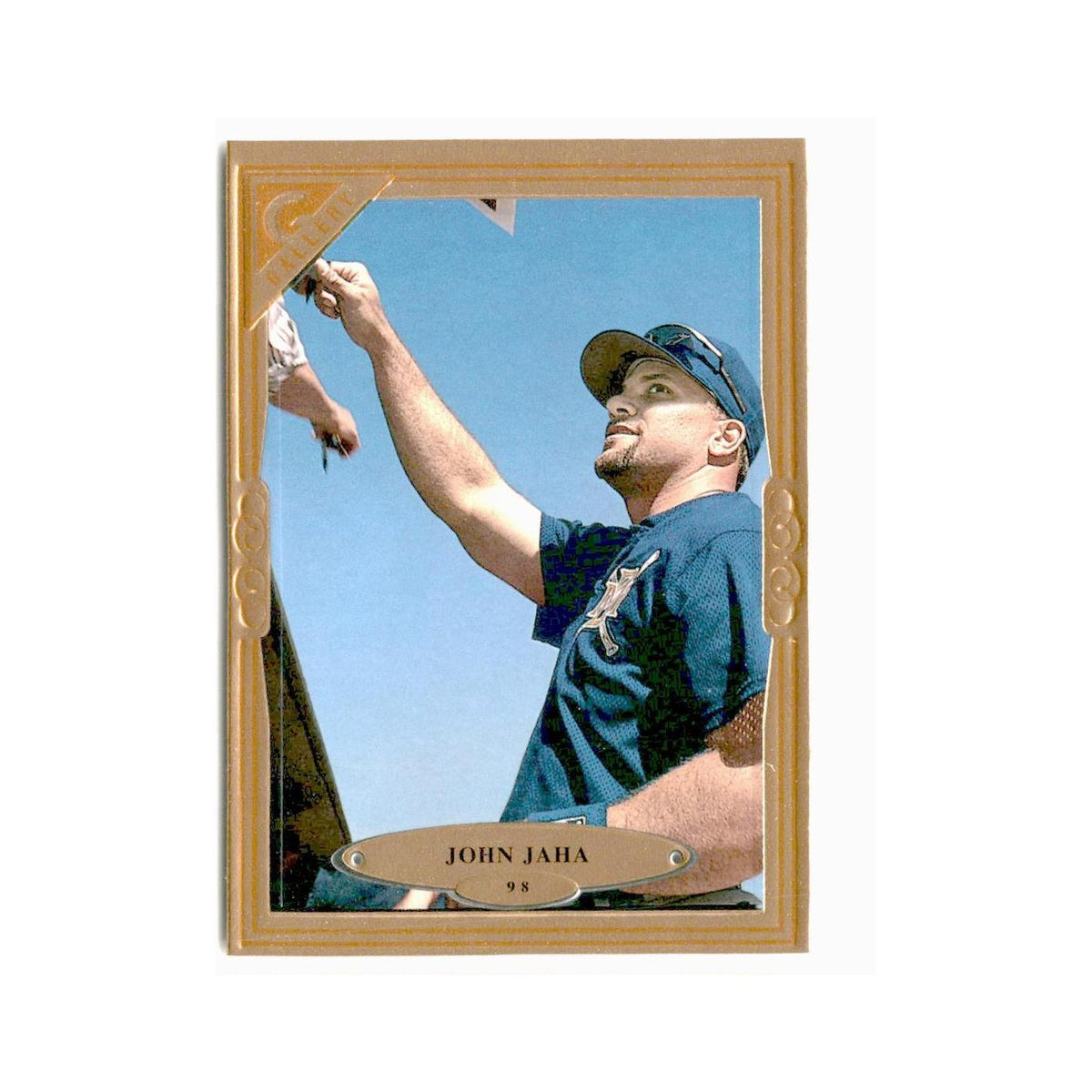 John Jaha 1997 Topps Gallery #98 Milwaukee Brewers Baseball Card NM