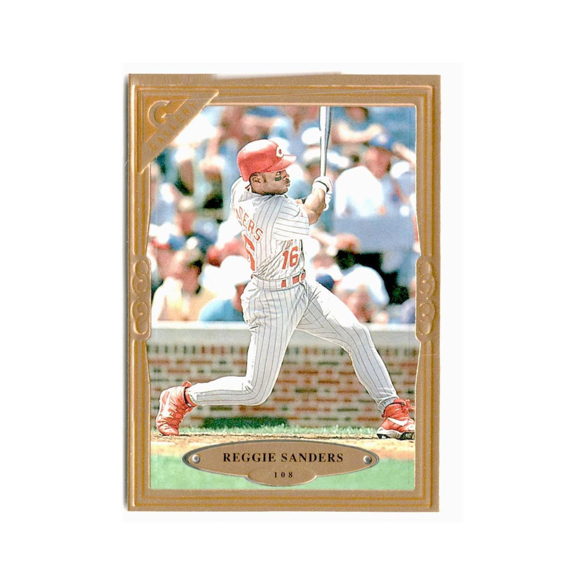 Reggie Sanders 1997 Topps Gallery #108 Cincinnati Reds Baseball Card NM