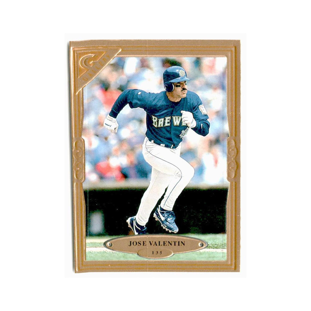 Jose Valentin 1997 Topps Gallery #135 Milwaukee Brewers Baseball Card NM