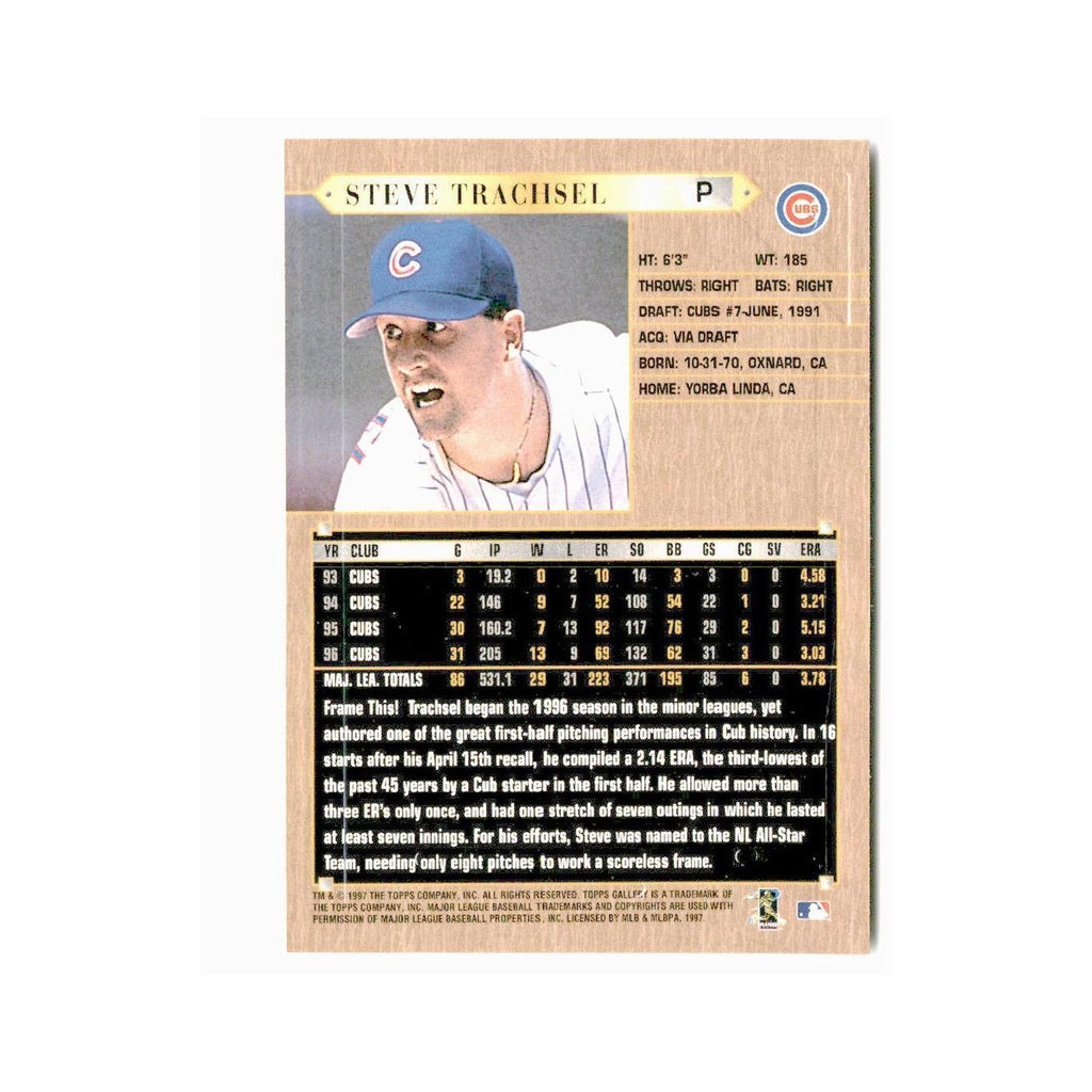 Steve Trachsel 1997 Topps Gallery #92 Chicago Cubs Baseball Card NM