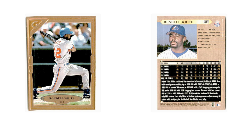 Rondell White 1997 Topps Gallery #110 Seattle Mariners/Montreal Expos NM
