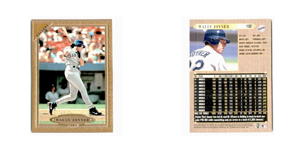 Wally Joyner 1997 Topps Gallery #30 San Diego Padres Baseball Card NM