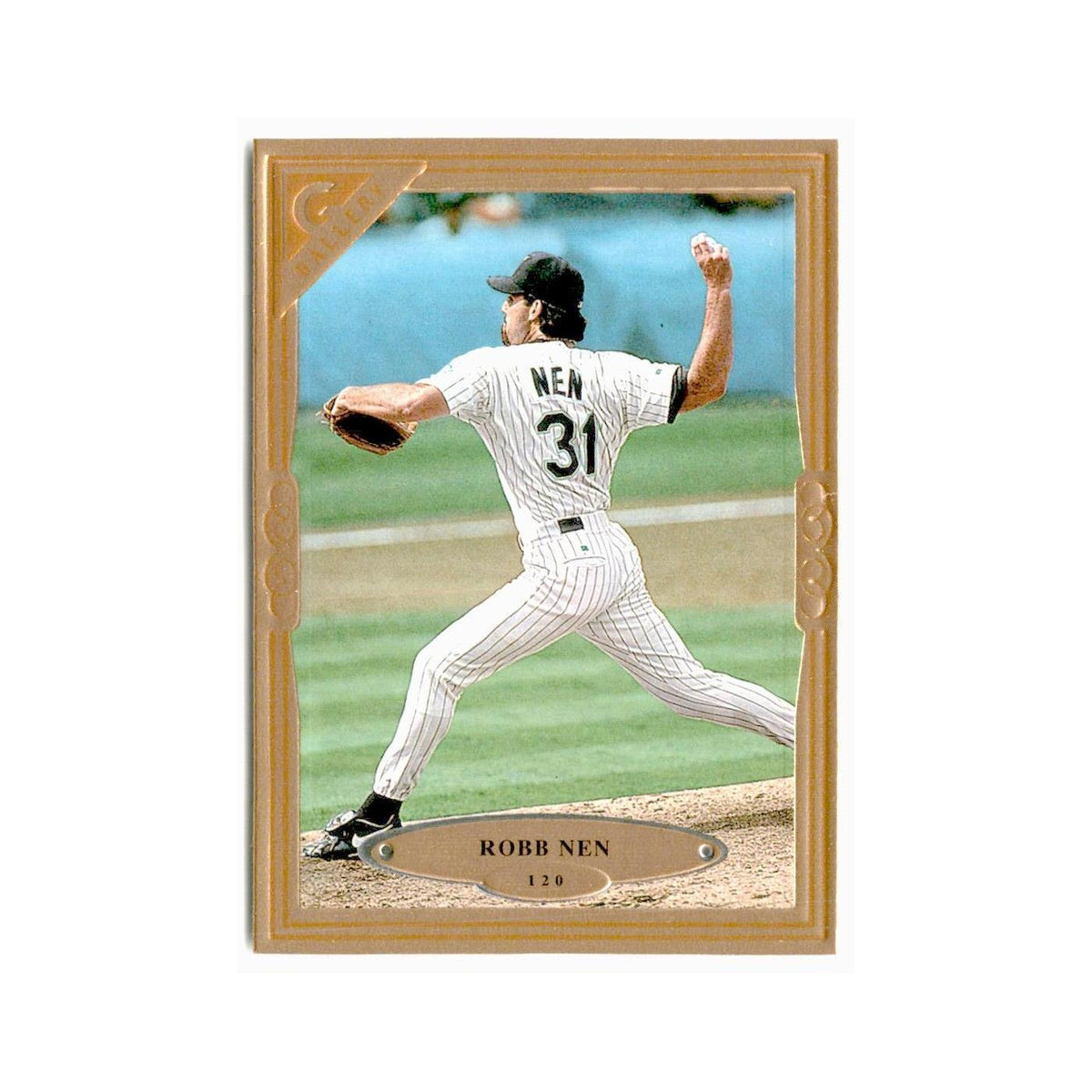 Robb Nen 1997 Topps Gallery #120 Florida Marlins Baseball Card NM