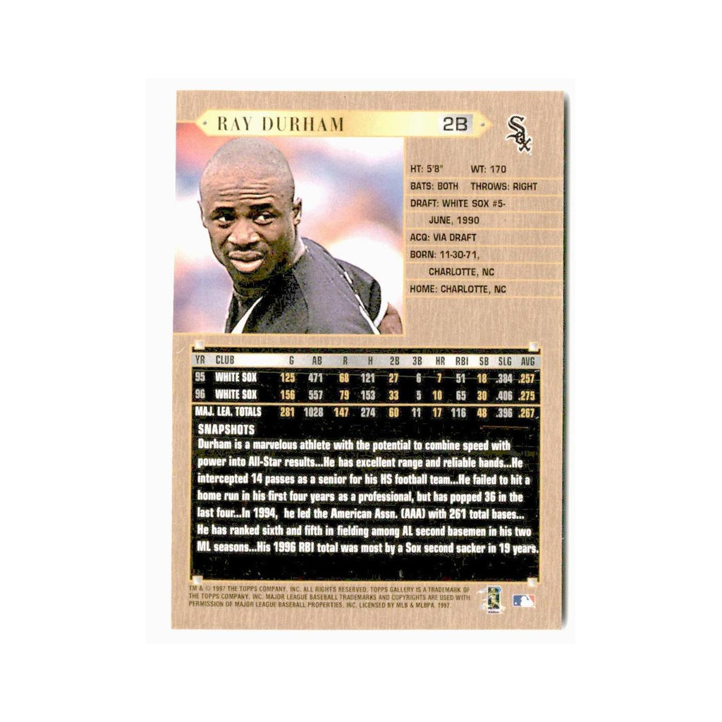 Ray Durham 1997 Topps Gallery #163 Chicago White Sox Baseball Card NM