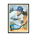 1965 Topps Baseball Card (Damaged) Dick Tracewski Dodgers #279