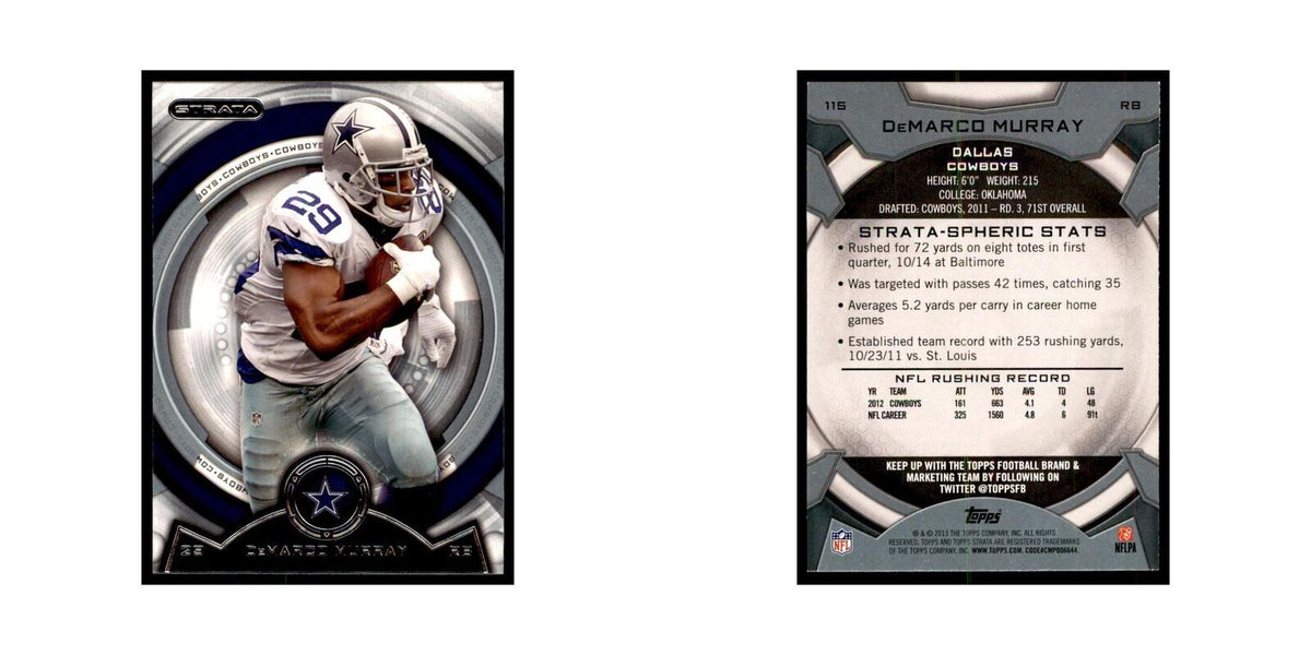 2013 Topps Strata DeMarco Murray Football Cards #115