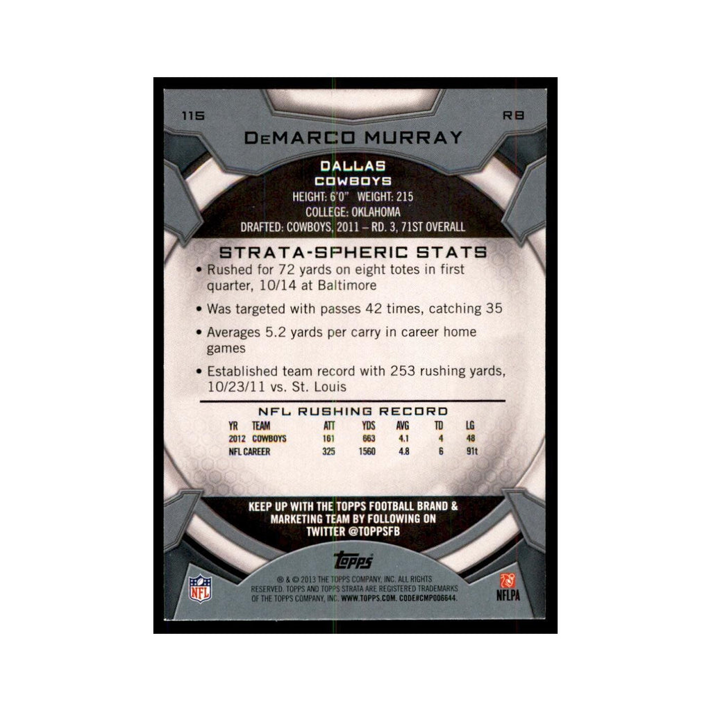 2013 Topps Strata DeMarco Murray Football Cards #115