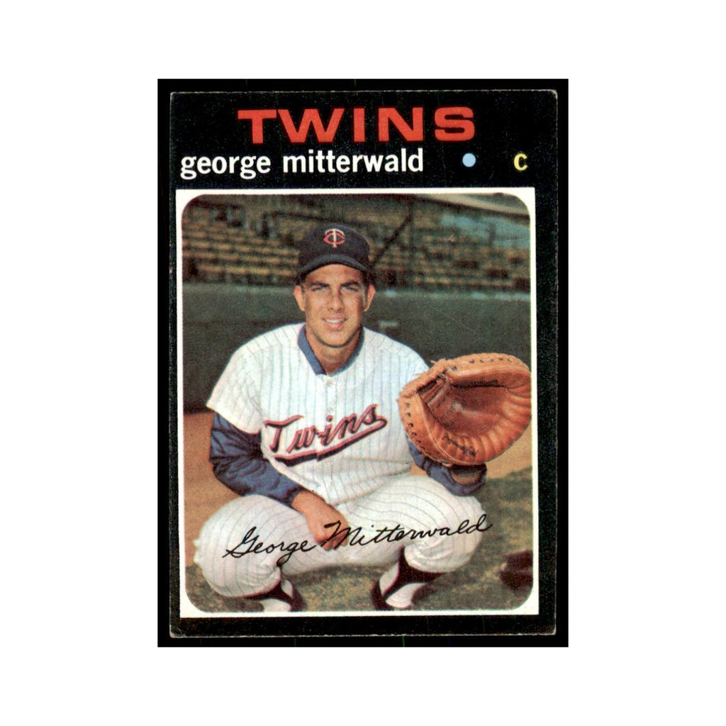 1971 Topps George Mitterwald Baseball Cards #189