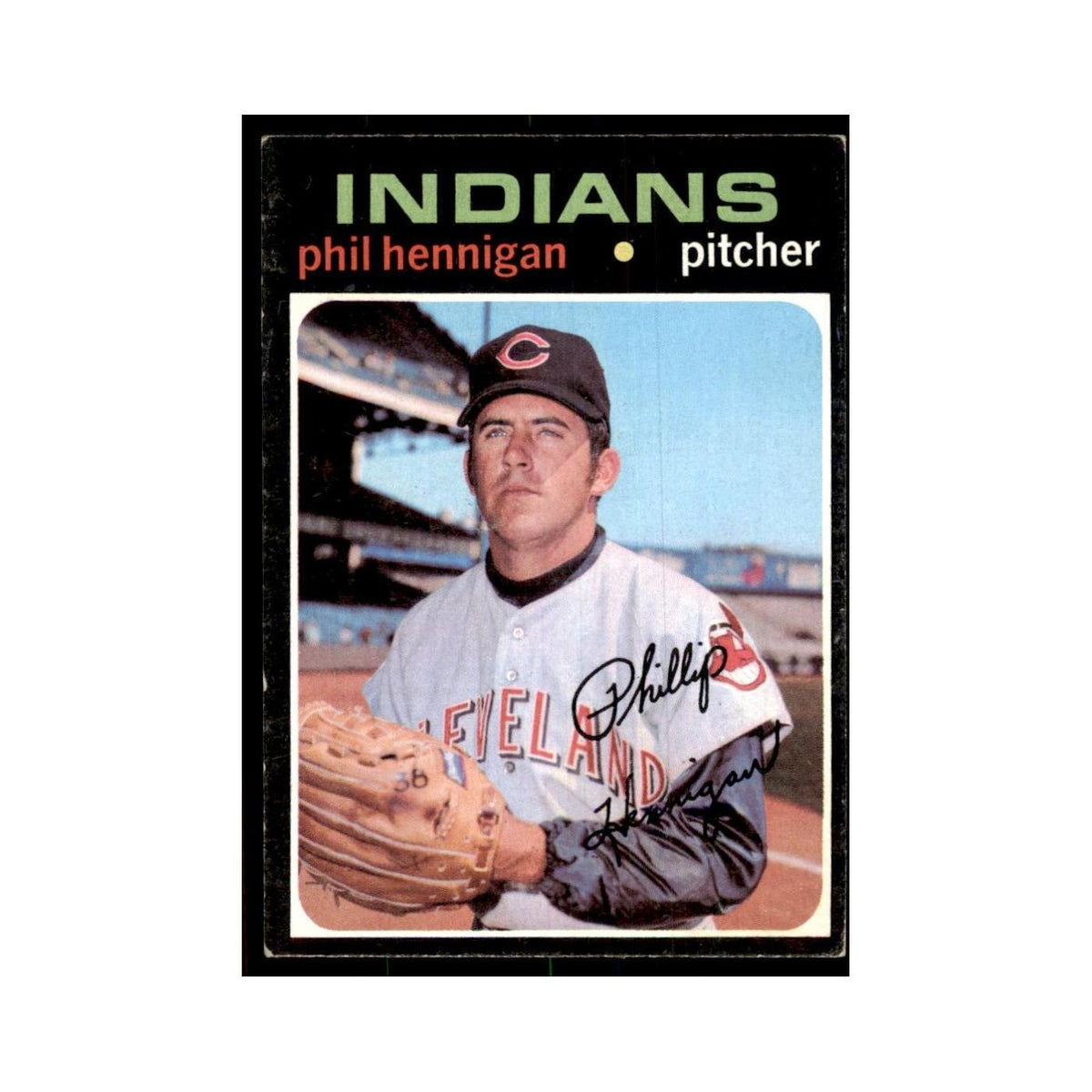 1971 Topps Phil Hennigan Baseball Cards #211