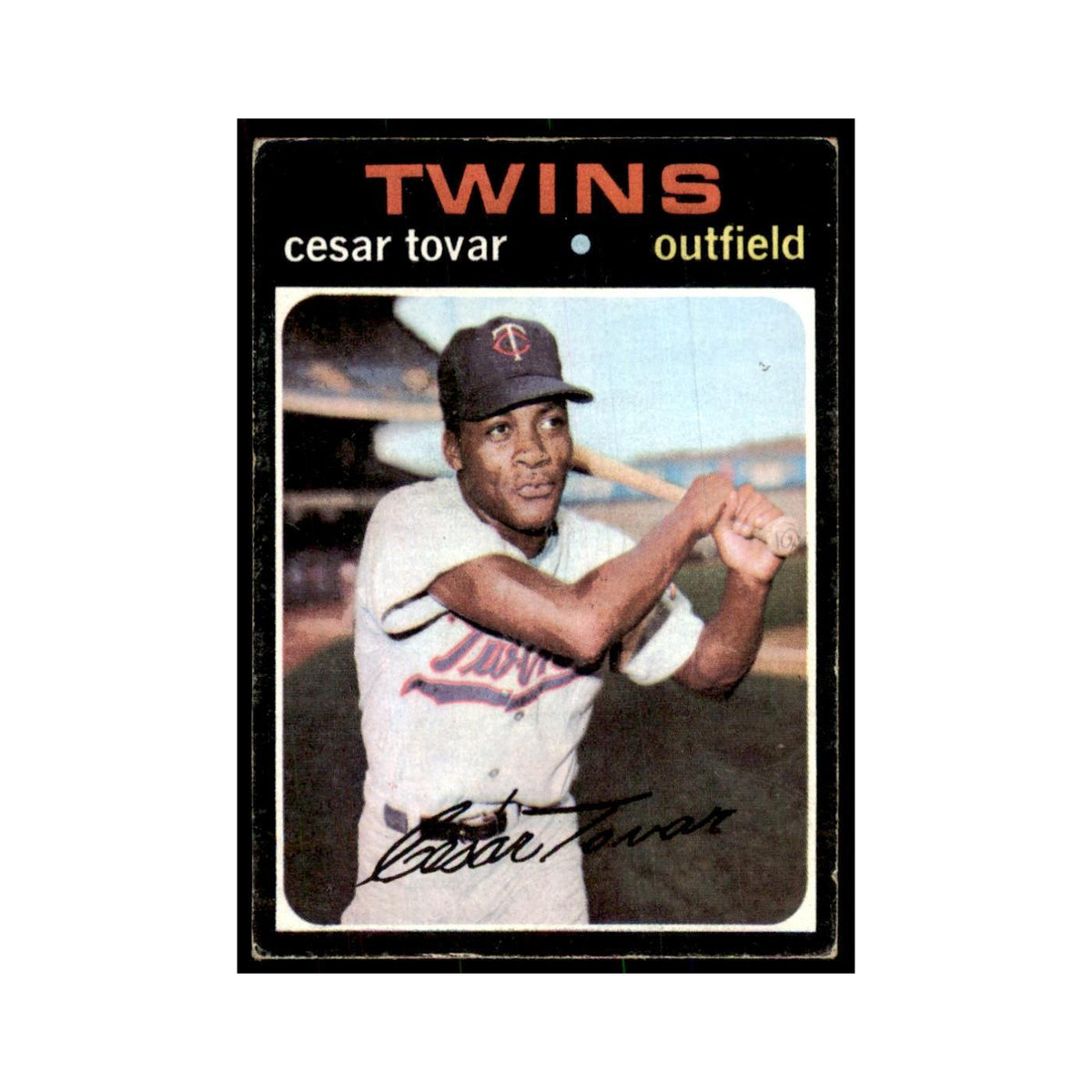 1971 Topps Cesar Tovar Baseball Cards #165