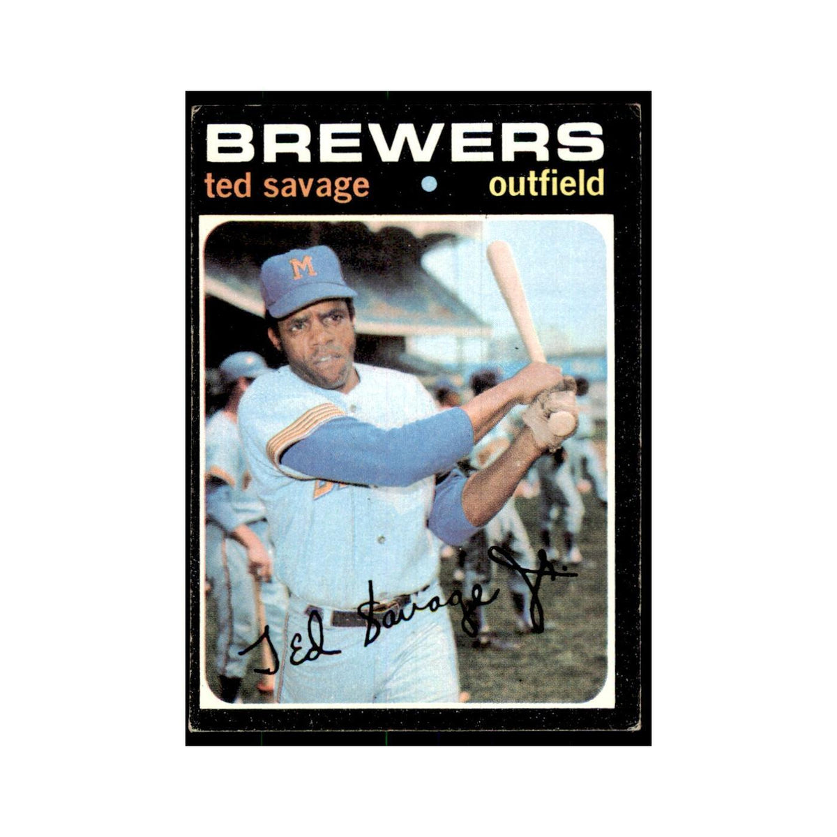 1971 Topps Ted Savage Baseball Cards #76