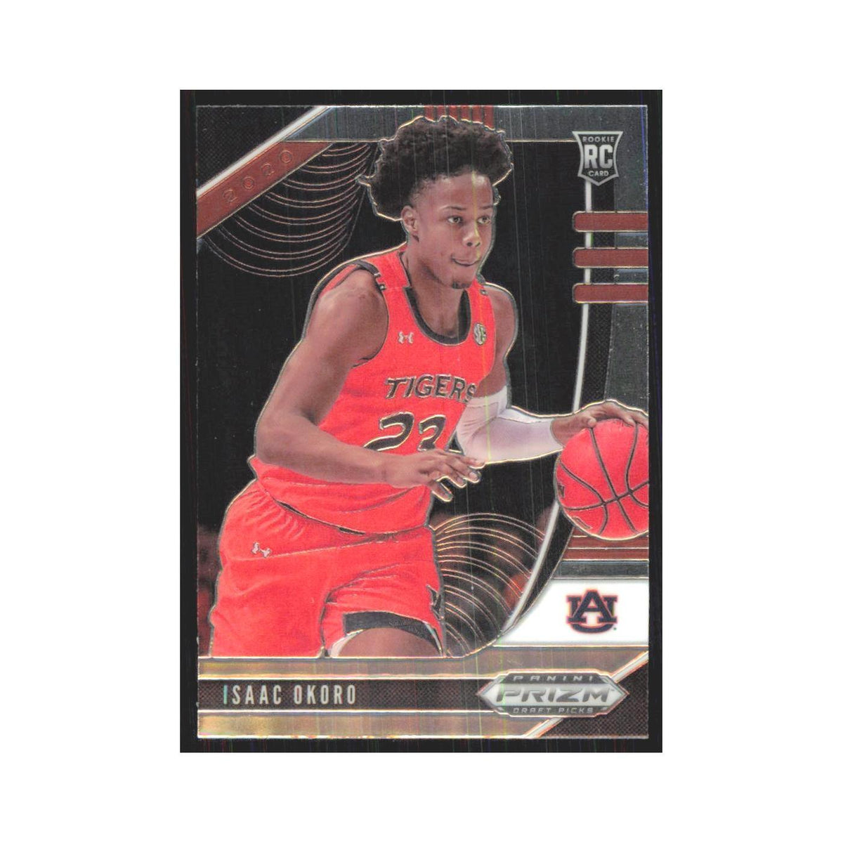 2020 Panini Prizm Draft Isaac Okoro RC Auburn Tigers #4