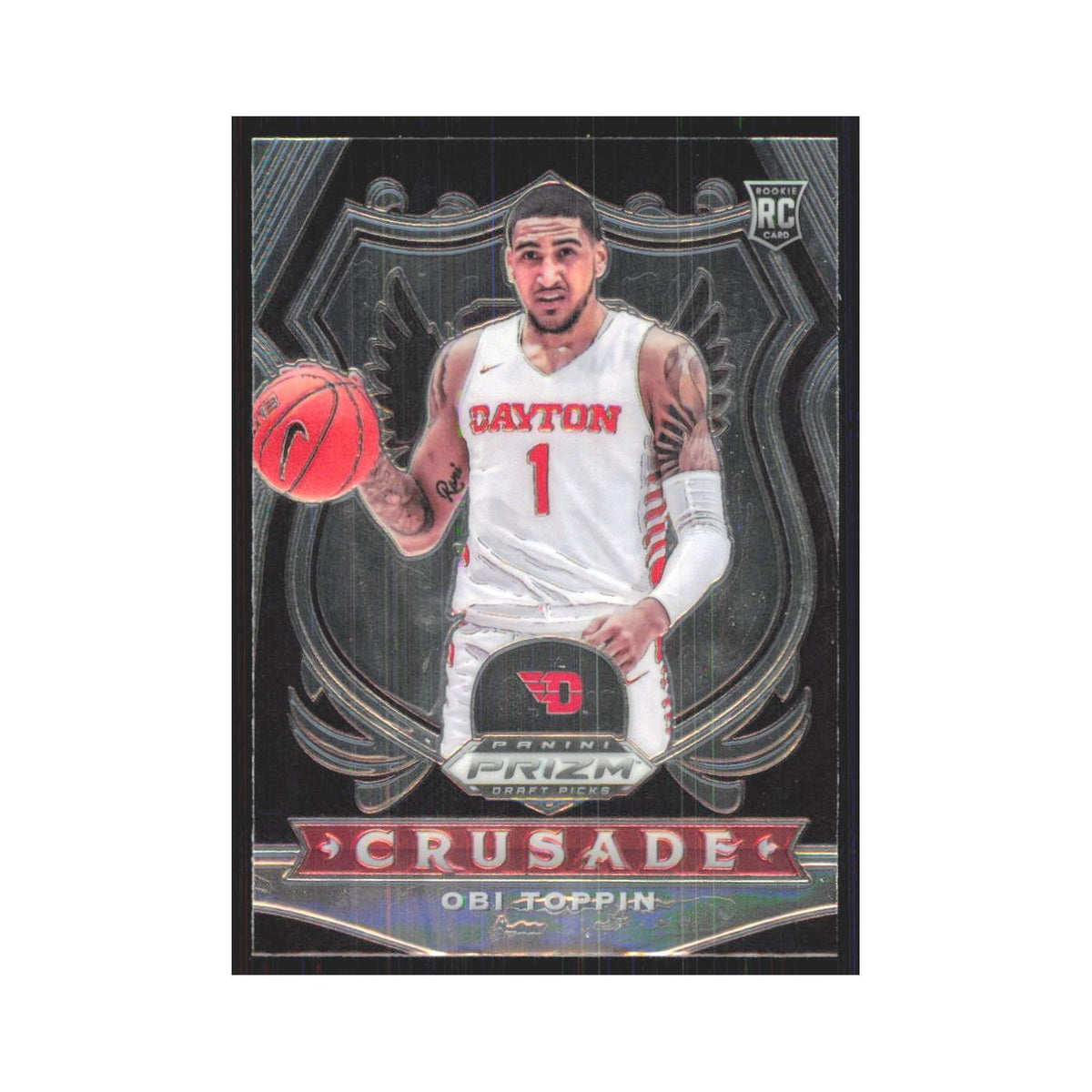 2020 Panini Prizm Draft Obi Toppin RC Dayton Flyers #87