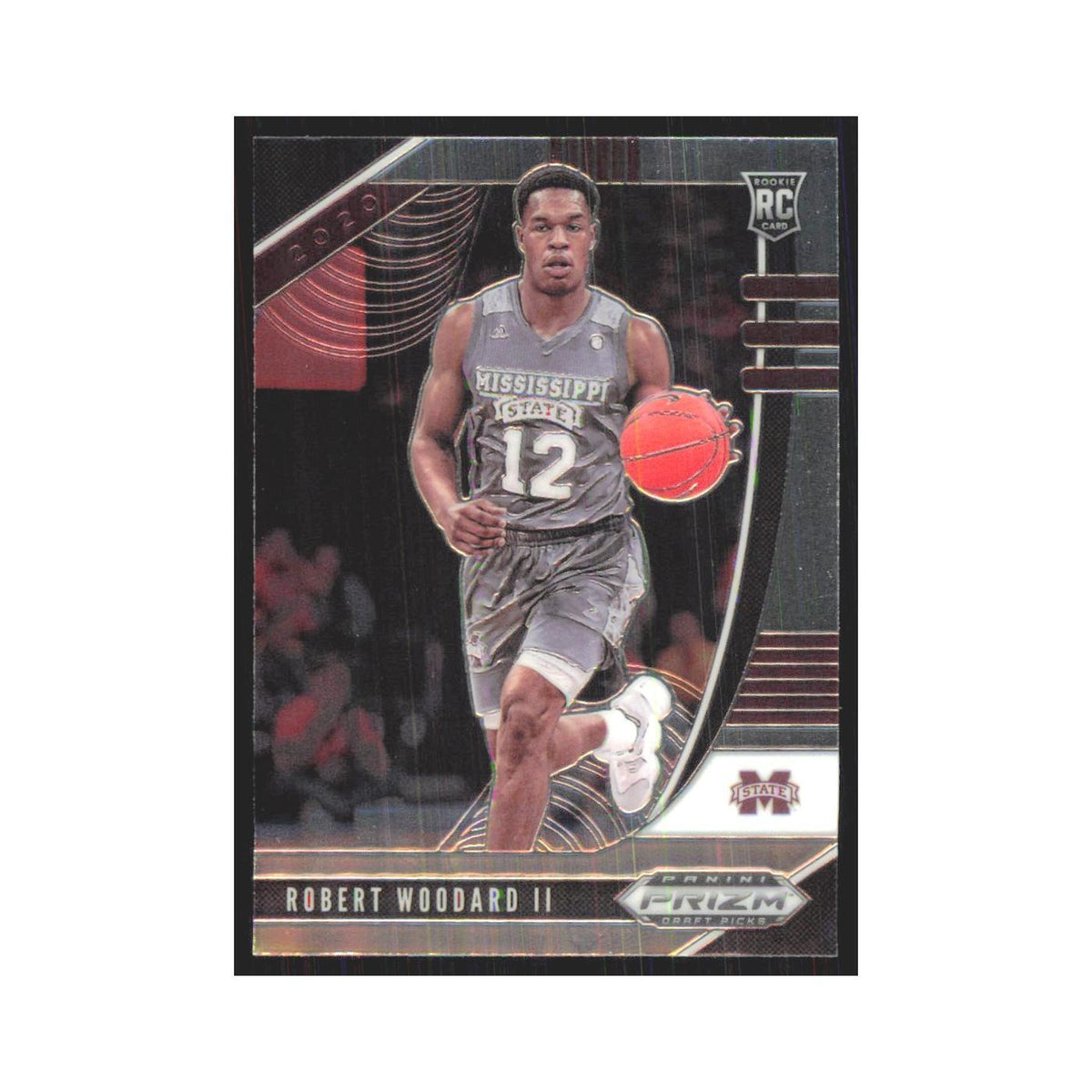 2020 Panini Prizm Draft Robert Woodard II RC Mississippi State Bulldogs #23