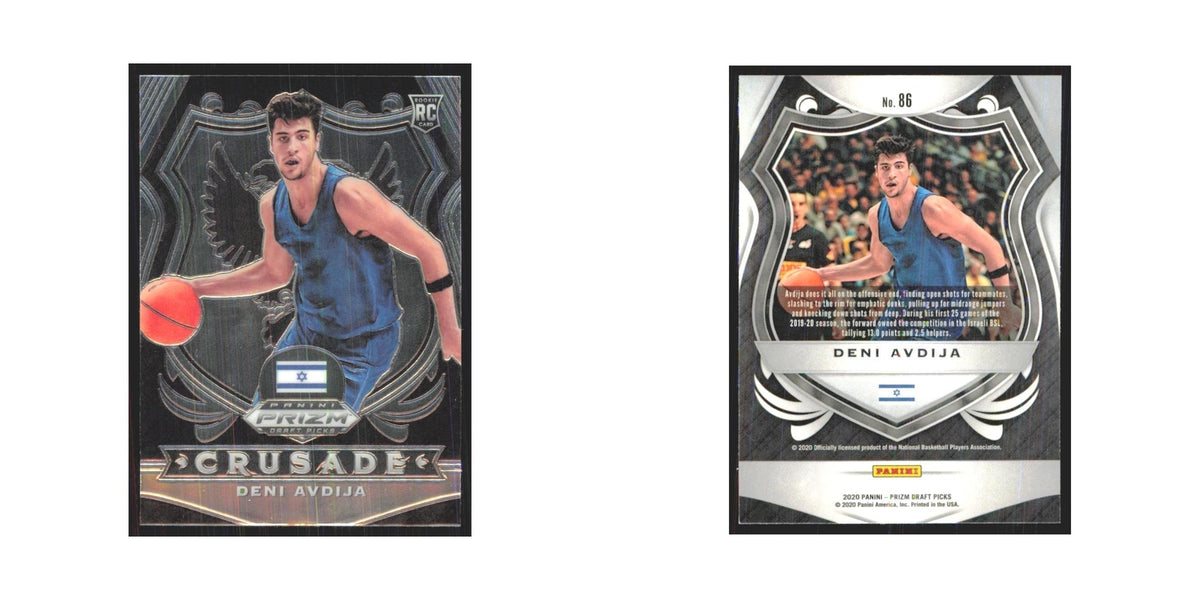 2020 Panini Prizm Draft Deni Avdija RC Maccabi Electra Tel Aviv #86